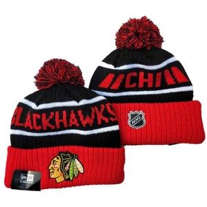New Era NHL knit Pom beanie Blackhawks